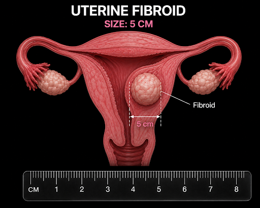 Fibrome utérin 5 cm